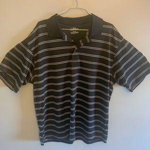 PGA tour striped short sleeve polo shirt, XL